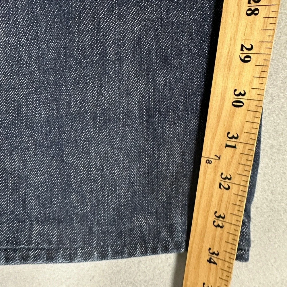 7 For All Mankind Jeans Mens 38 Blue Relaxed Fit Dark Wash Denim Made In USA